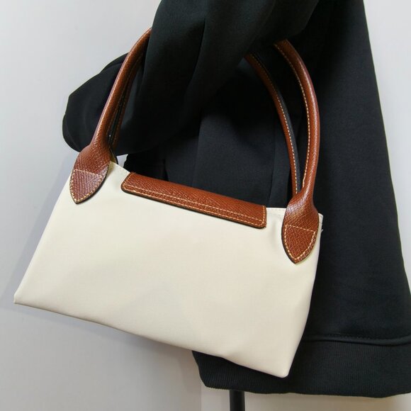 LONGCHAMP Tote Bag LE PLIAGE ORIGINAL Zipper Closure Foldable M Size PAPER NEW - Picture 6 of 8